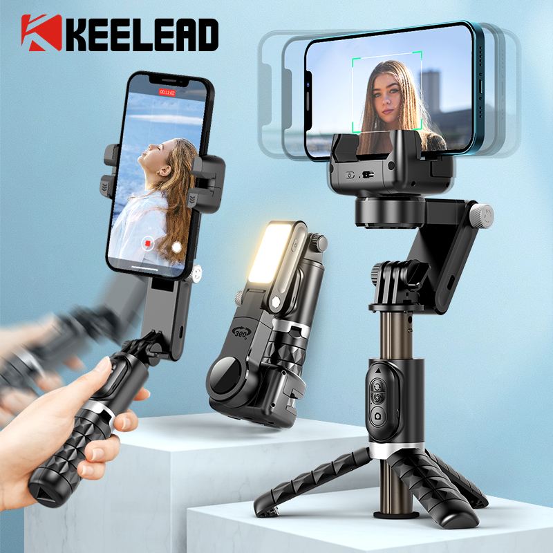 Auto Tracking Tripod - Estabilizador Gimbal Q18 para Desktop com