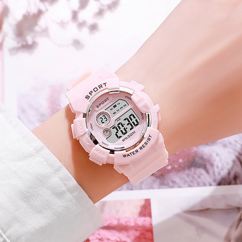 Smart Watch Kids - Moda crianças relógios luminosos à prova