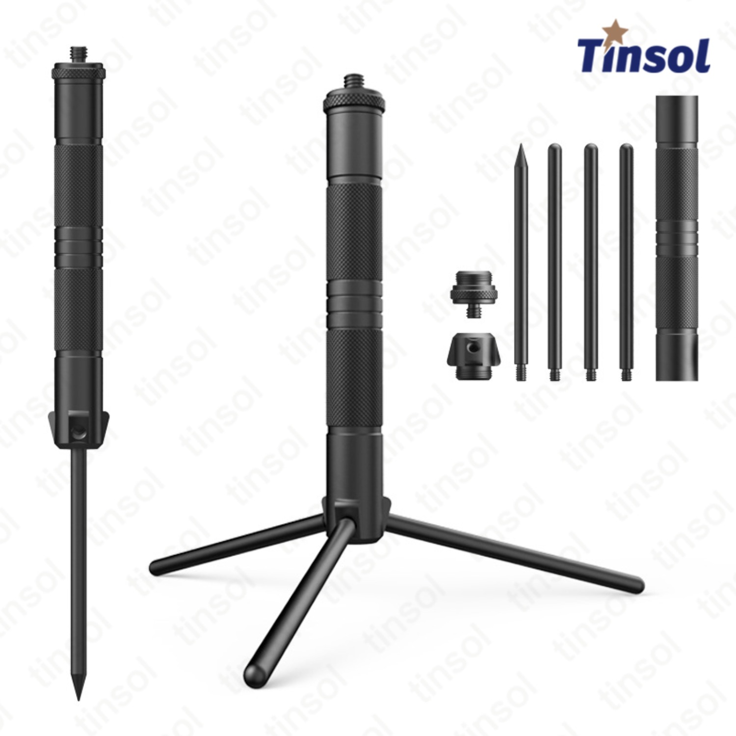 Auto Tracking Tripod - Novo Suporte de Alumínio para Lanterna,