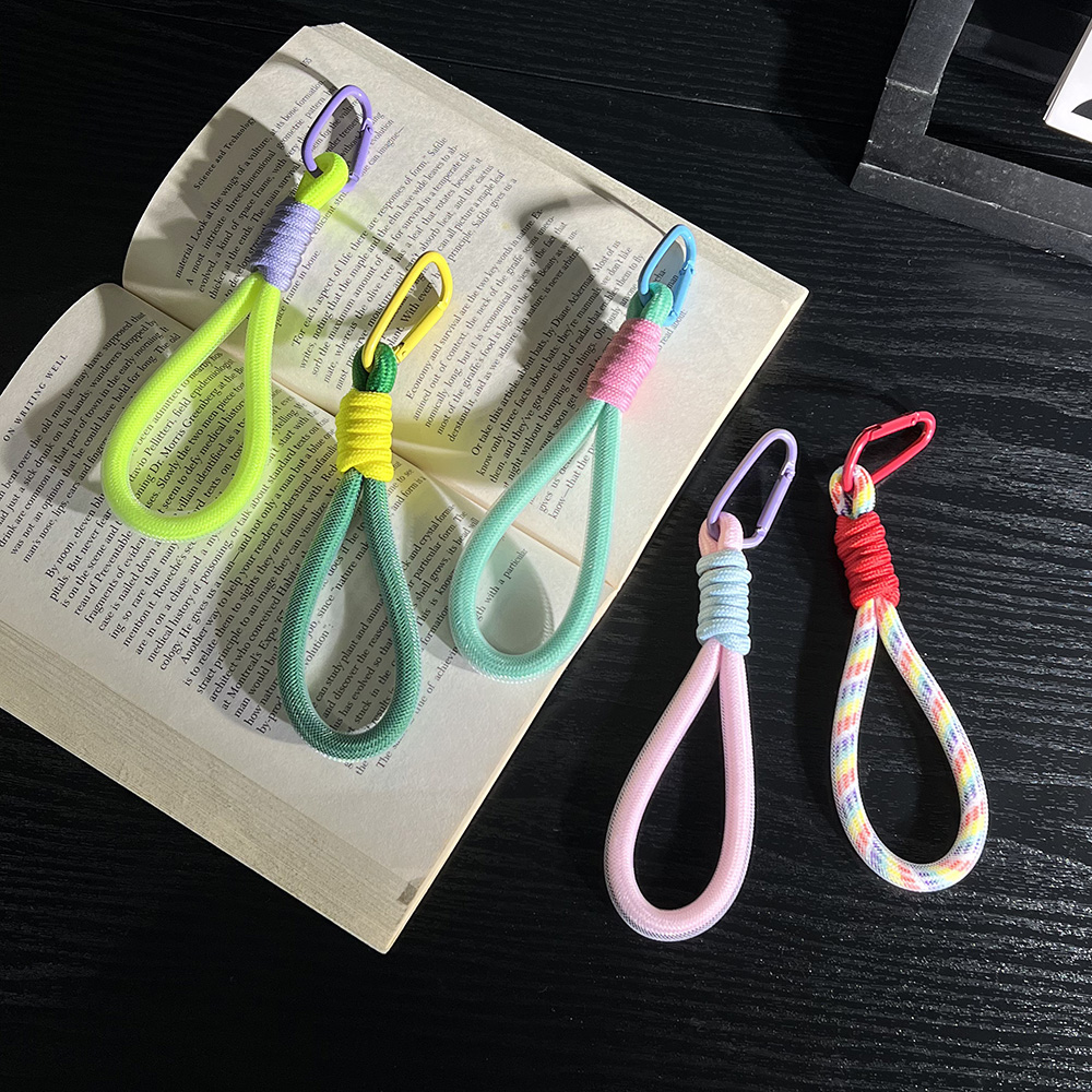 Mobile Electronics Gadgets - Malha landyard fluorescente pingente saco do