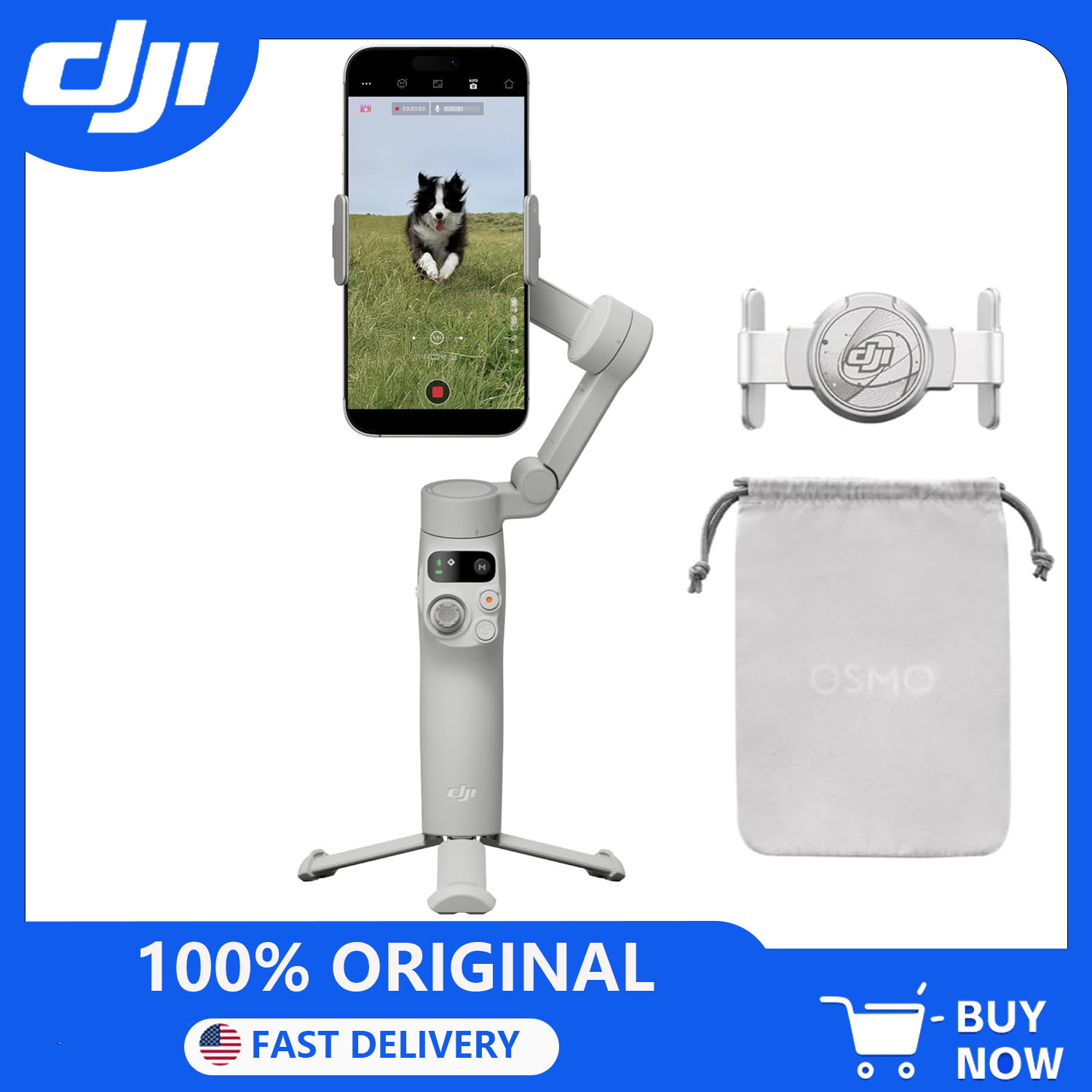 Auto Tracking Tripod - Estabilizador Gimbal DJI Osmo Mobile 7