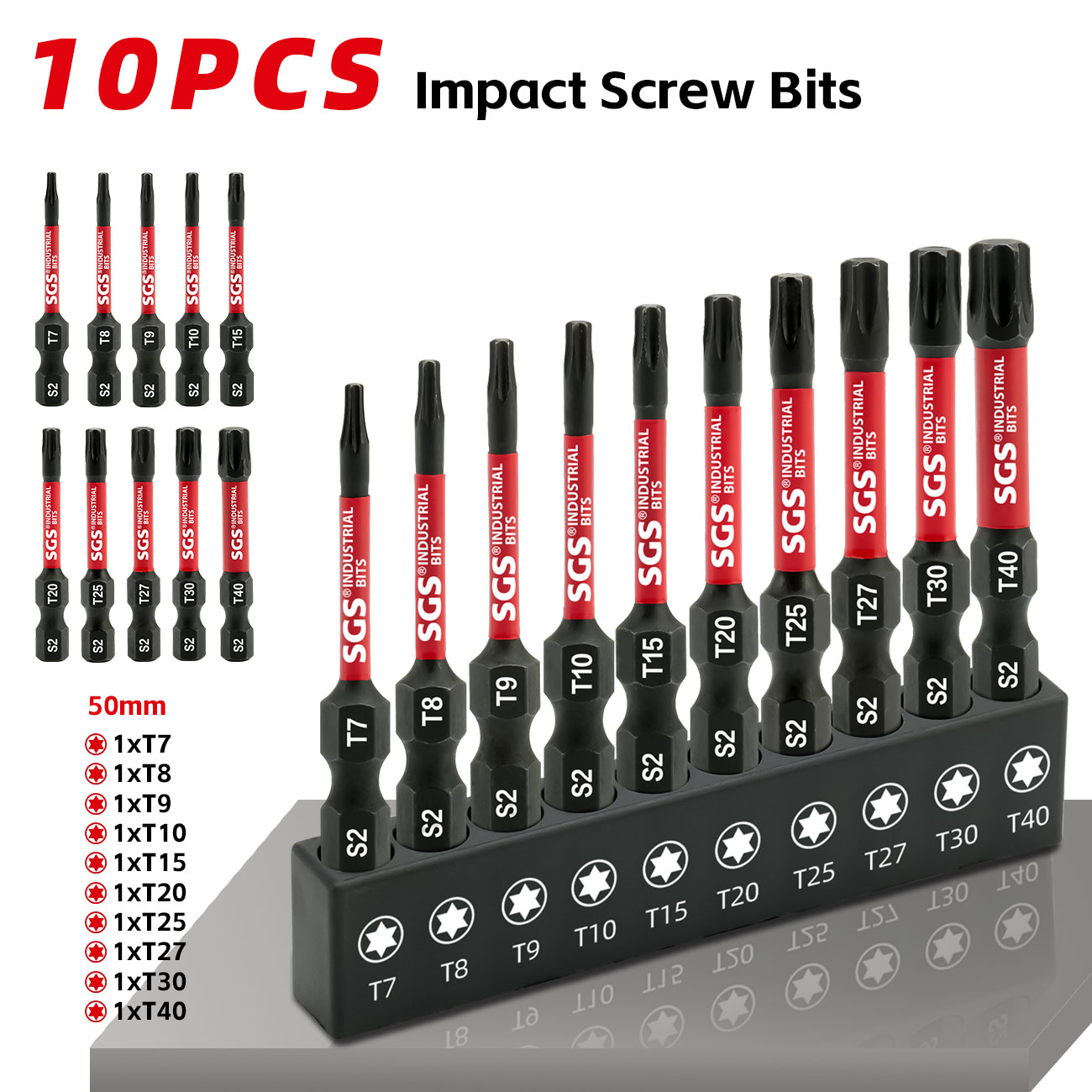 Electronics Repair Gadgets - Conjunto de 10 Pontas Magnéticas em