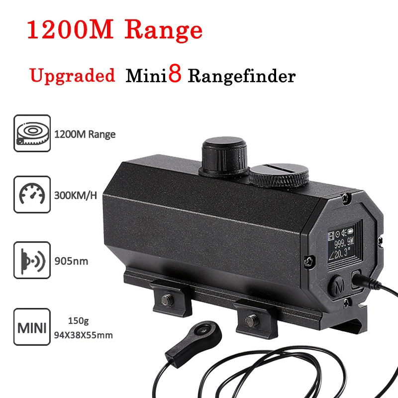 Laser Distance Measure - Mini8 plug-in 1200m dispositivo de alcance