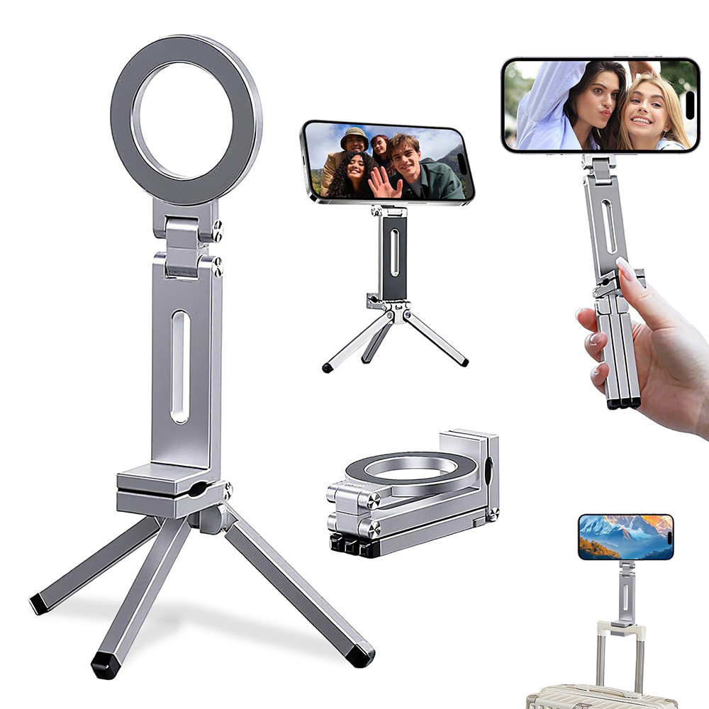 Auto Tracking Tripod - Tripés para Telefone Suporte Magnético para