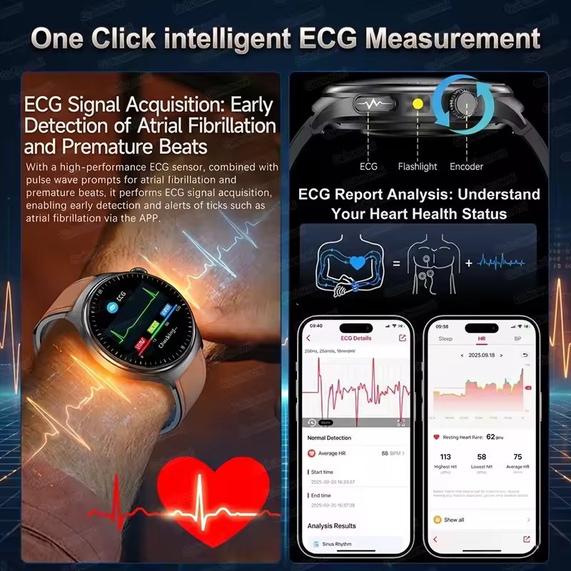 Novo Smartwatch de Saúde 2026  - Laser Distance Measure avaliação e preço