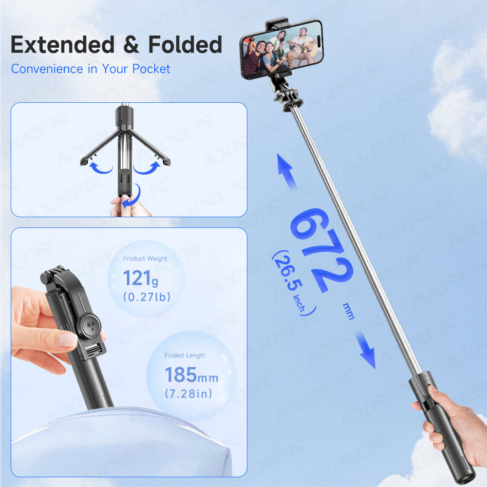 Tripé selfie stick com control - Auto Tracking Tripod avaliação e preço