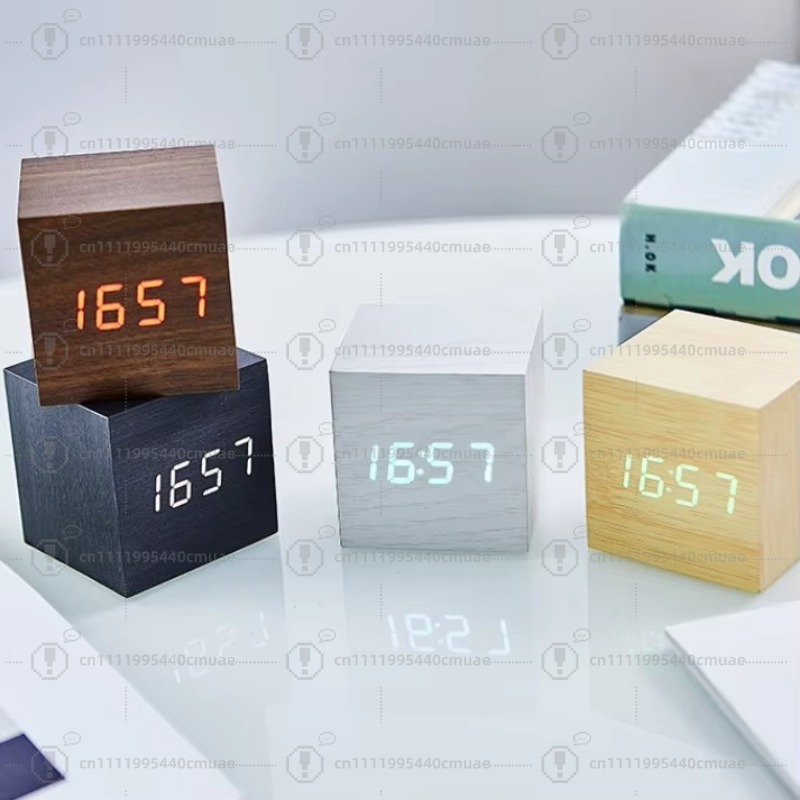 Despertador Digital de Madeira - Digital Alarm Clock avaliação e preço