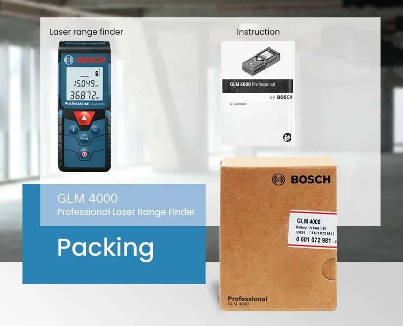 BOSCH GLM 4000 Medidor de Dist - Laser Distance Measure avaliação e preço
