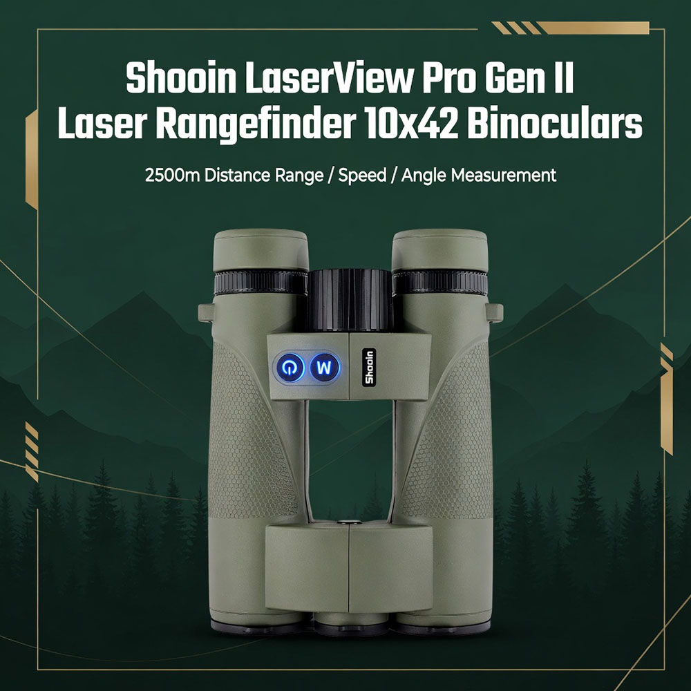 Binóculos Shooin LaserView Pro - Laser Distance Measure avaliação e preço