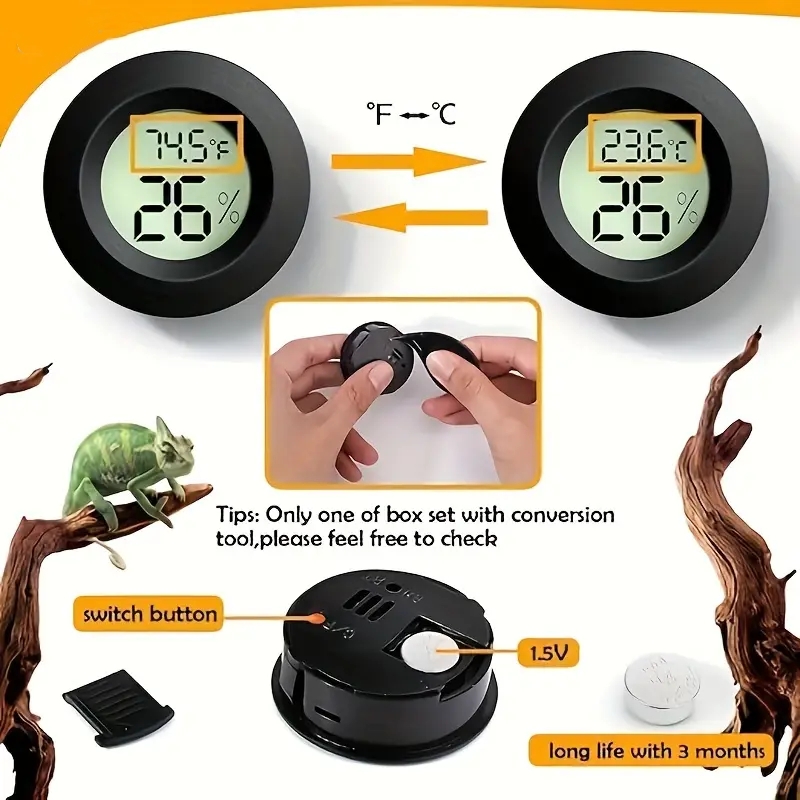 ℉ / ℃   Mini lcd digital termô - Electronics For Home avaliação e preço
