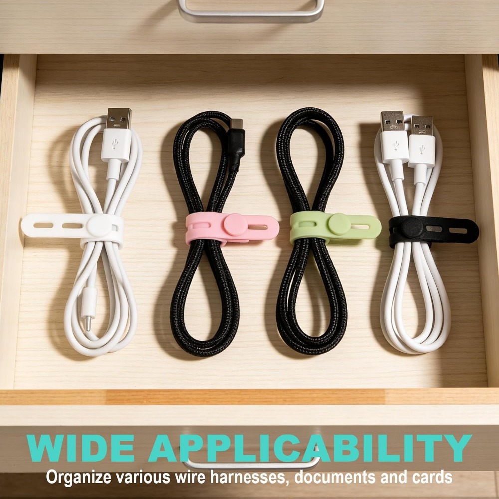 20 Peças de Abraçadeiras de Si - Electronics For Home avaliação e preço