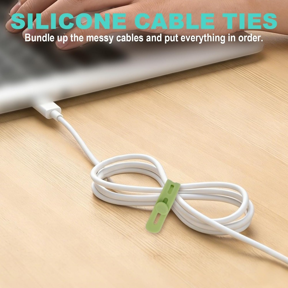 20 Peças de Abraçadeiras de Si - Electronics For Home avaliação e preço